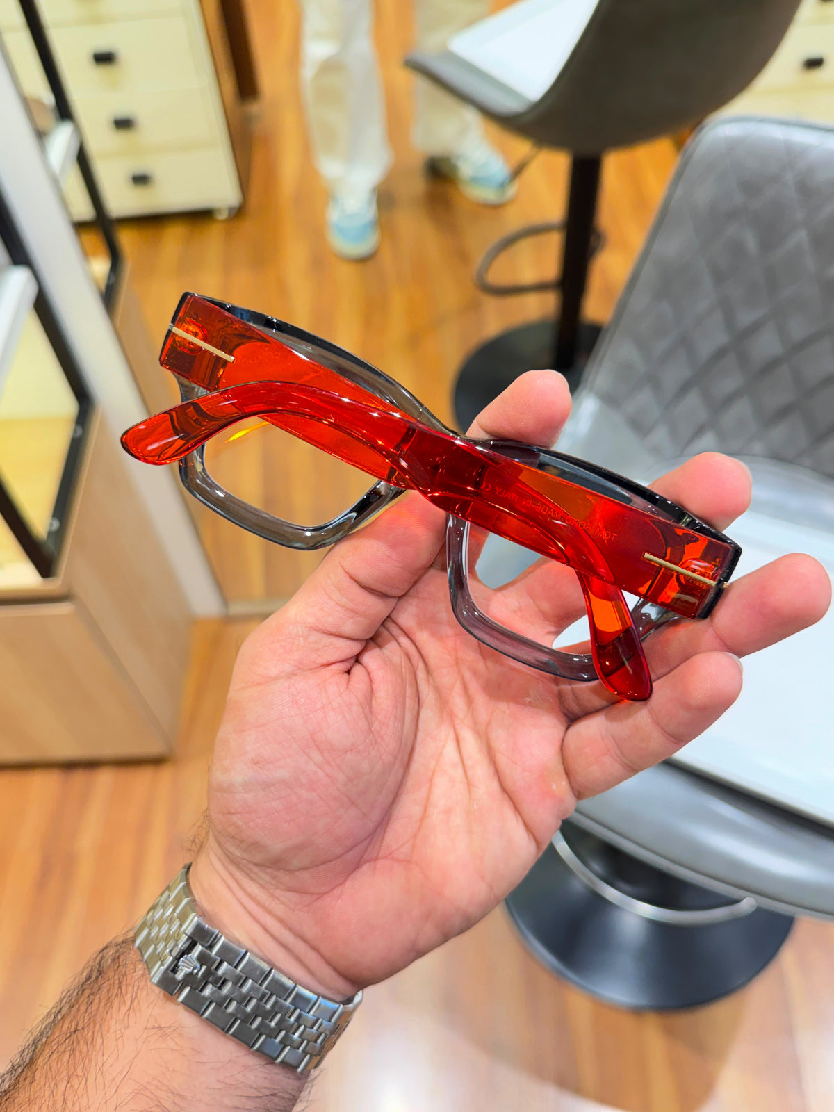 tomford 4184 grey orange plano