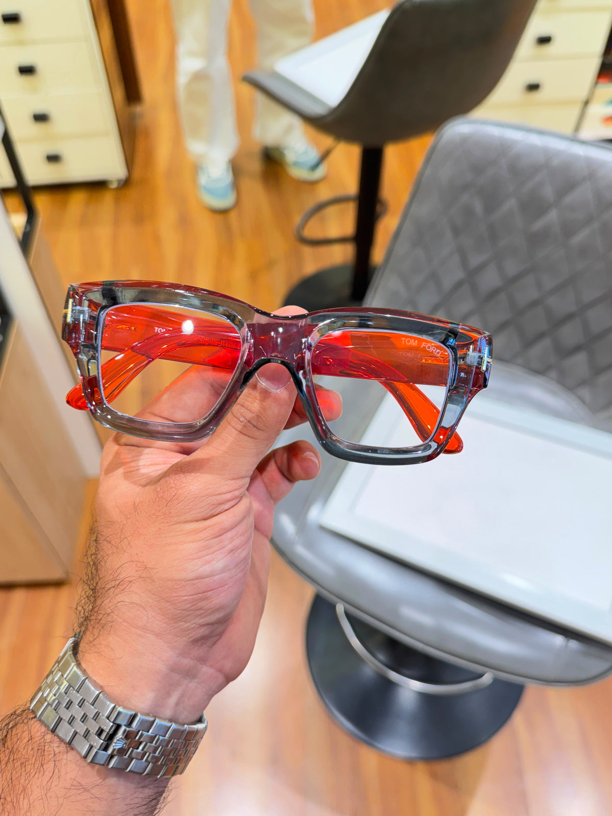 tomford 4184 grey orange plano