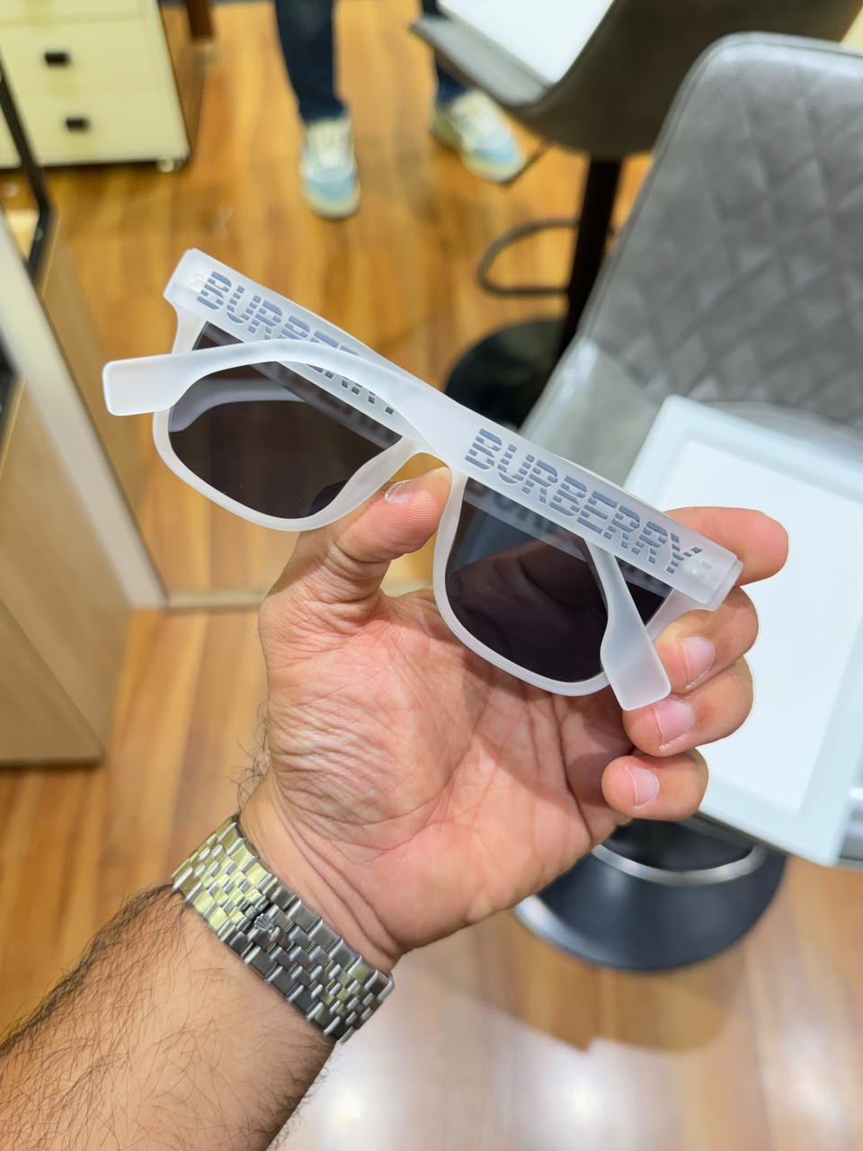 Burberry 4358 ICE WHITE BLACK