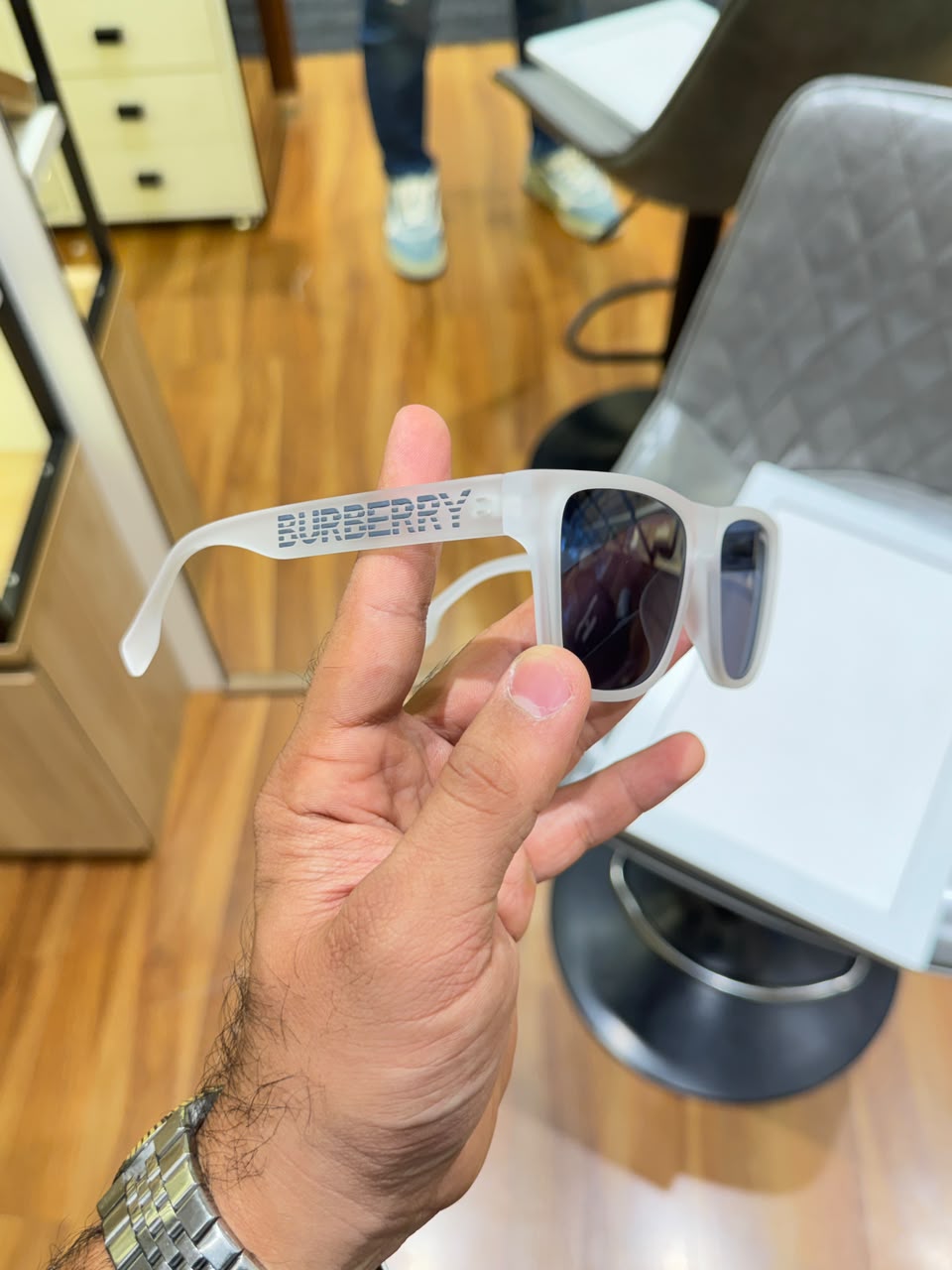 Burberry 4358 ICE WHITE BLACK