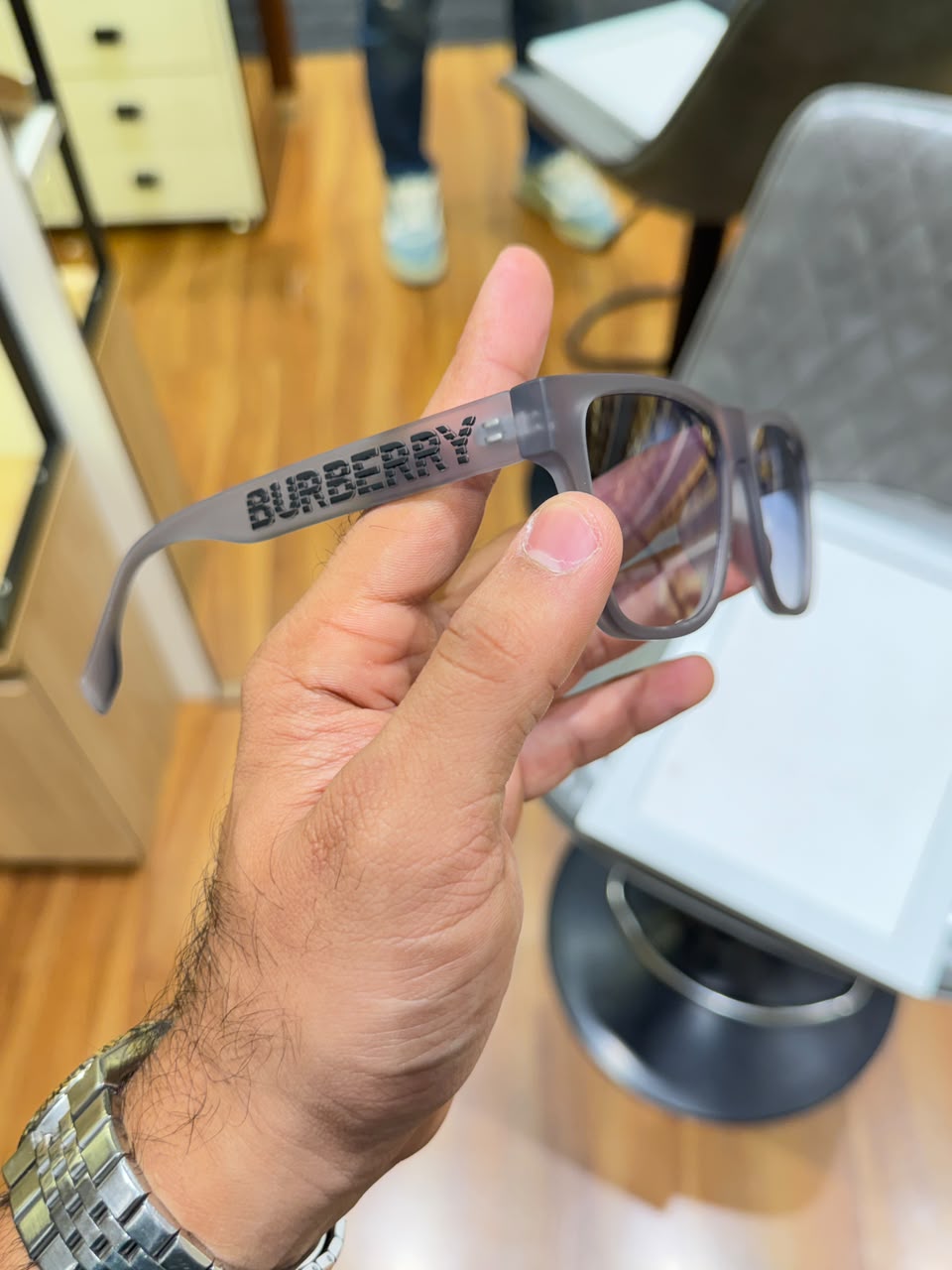 Burberry 4358 matt grey shaded