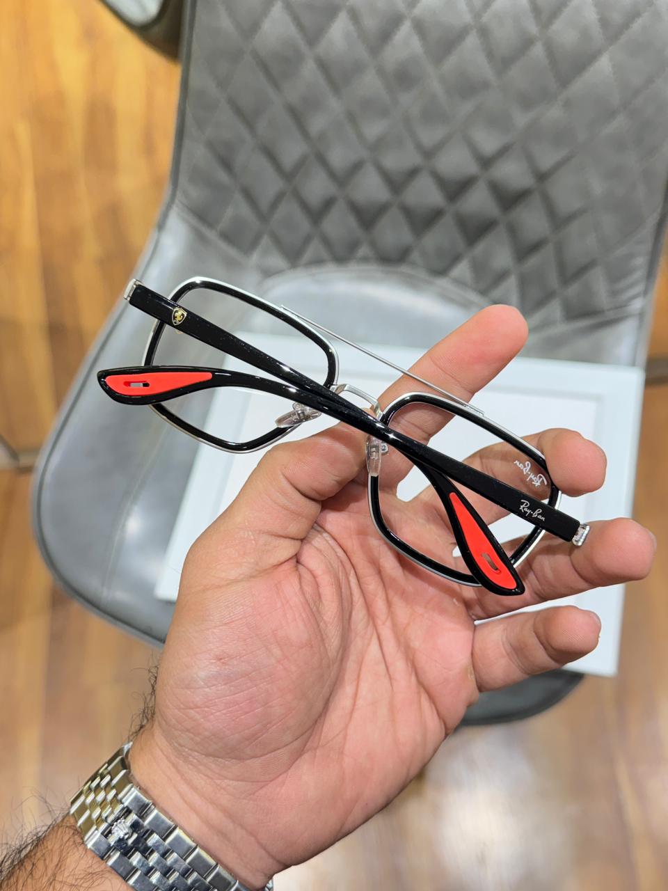 rayban 06 silver plano