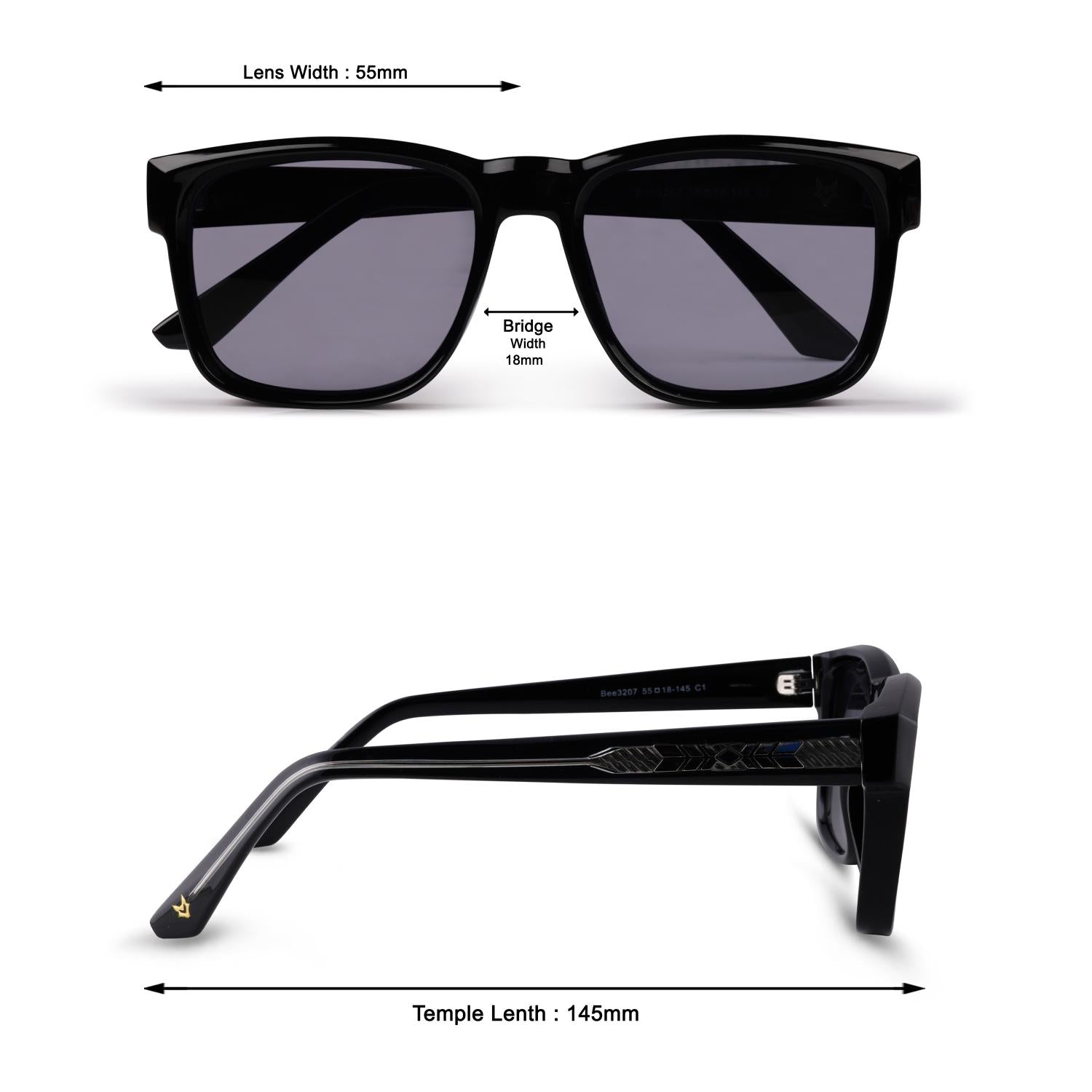 Merrit Bee-3207 C1 UV-400 Sunglasses