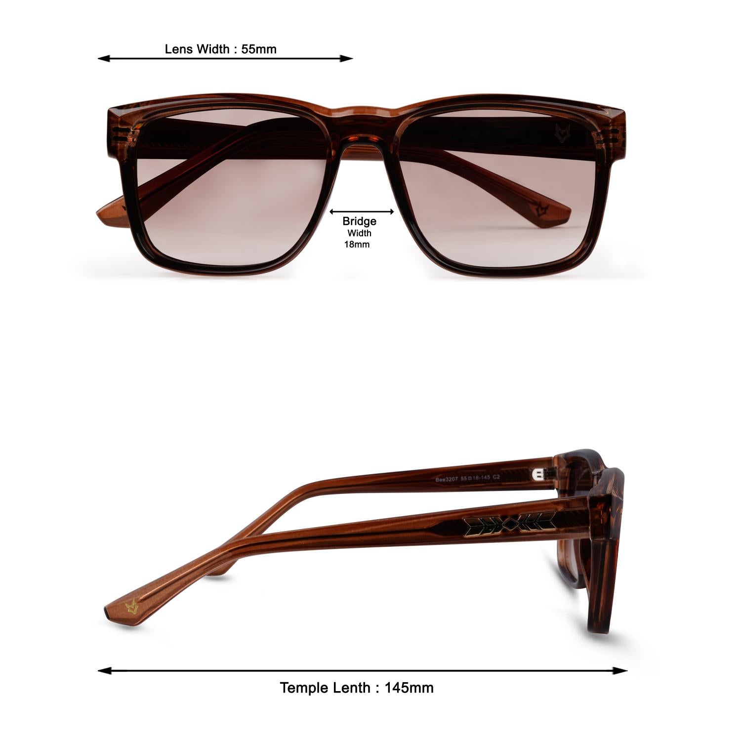 Merrit Bee-3207 C2 UV-400 Sunglasses
