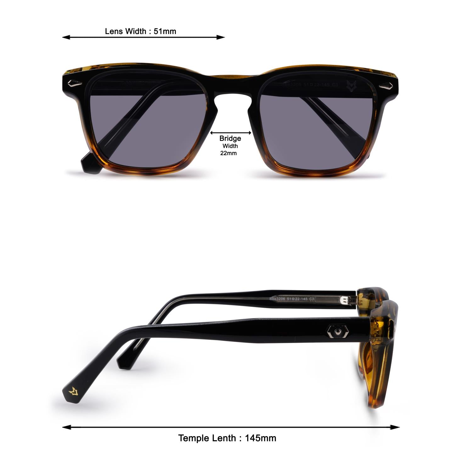 Brooklyn Bee-3206 C3 UV-400 Sunglasses