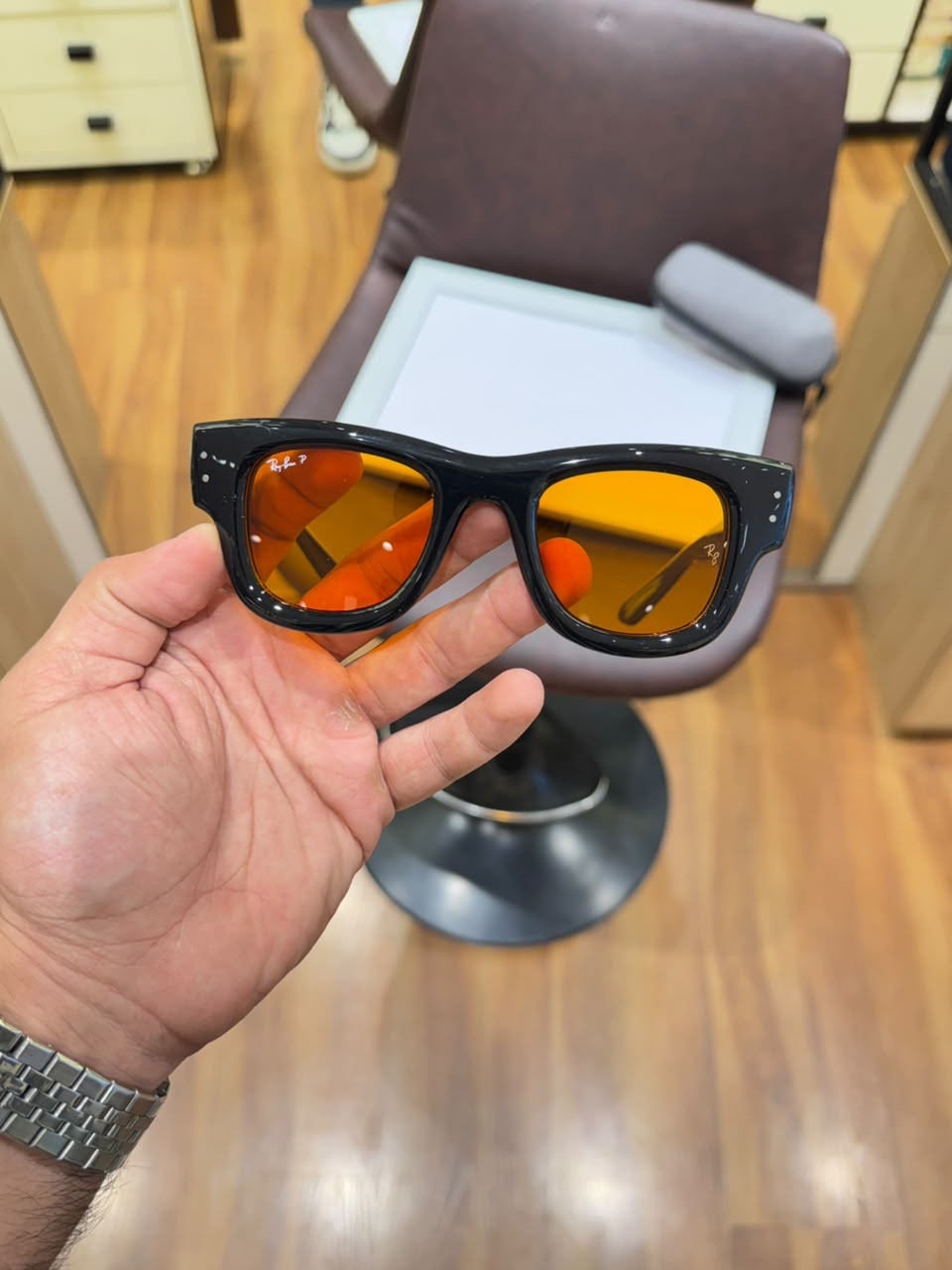 rayban 4940 puffer black browon