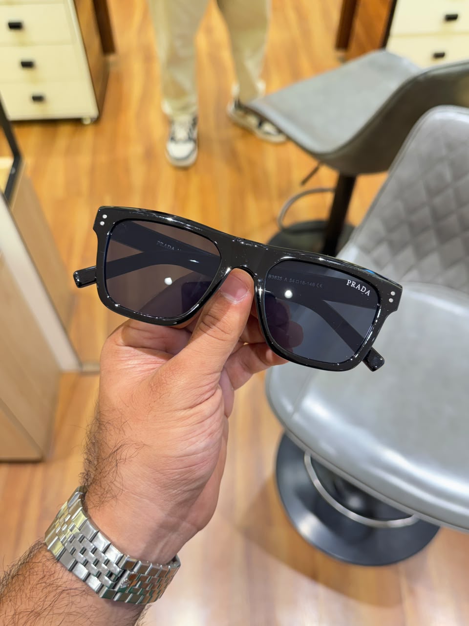 prada 3835 full black