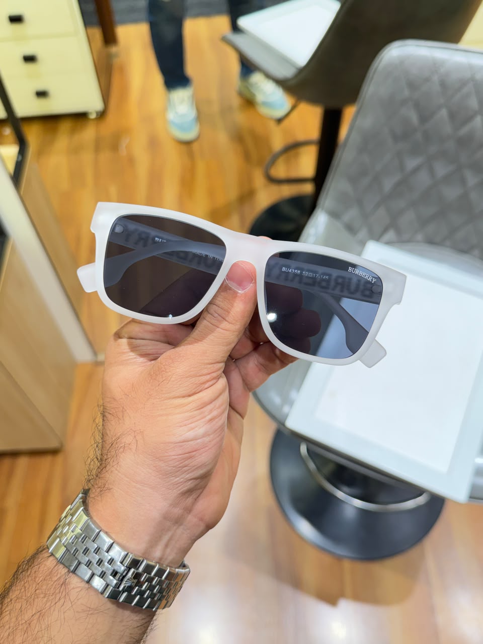 Burberry 4358 ICE WHITE BLACK