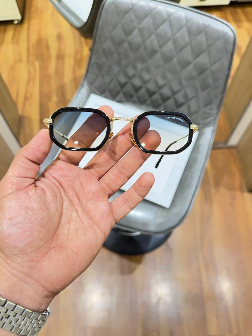 chrome heart king silver green