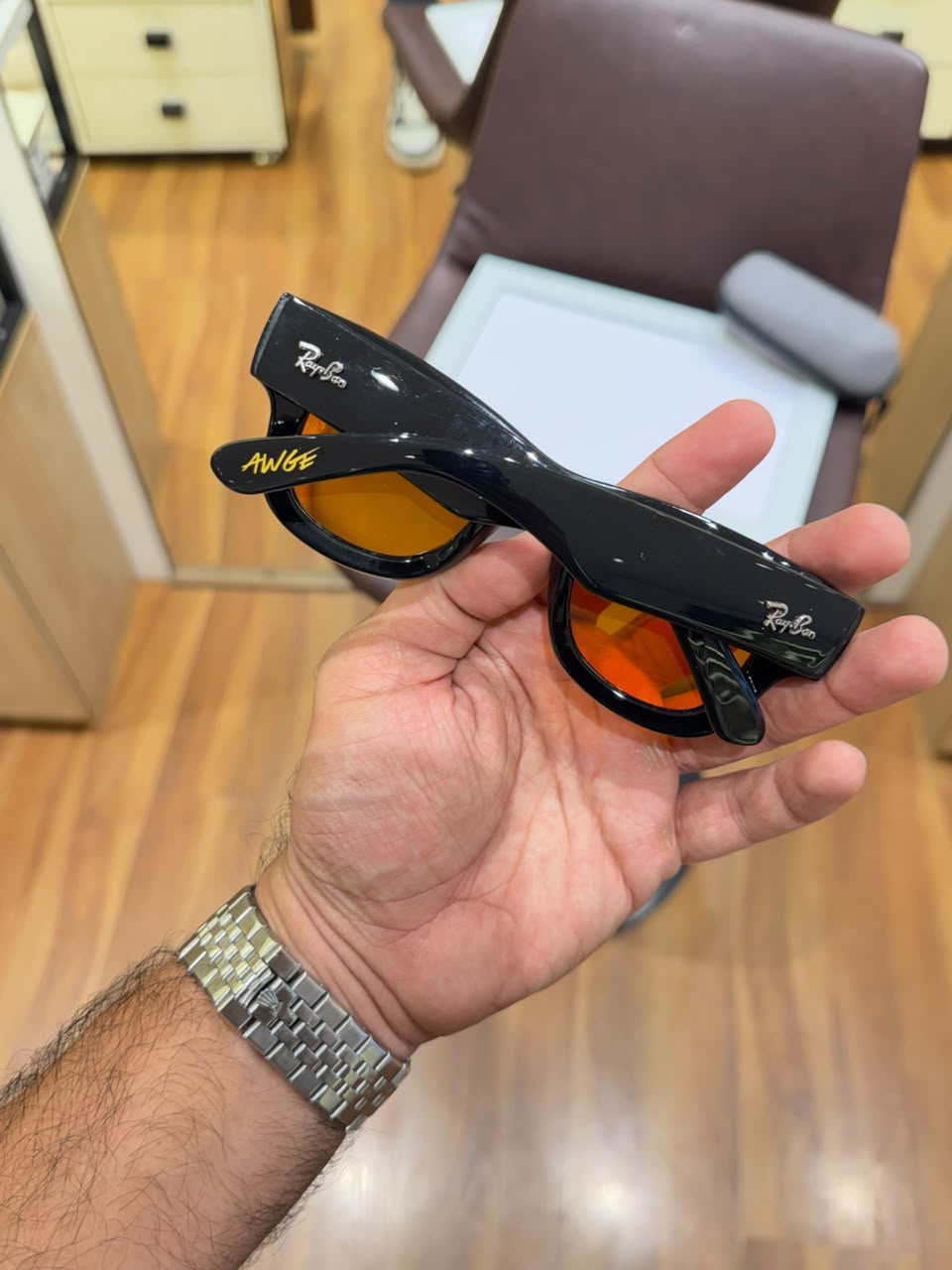 rayban 4940 puffer black browon