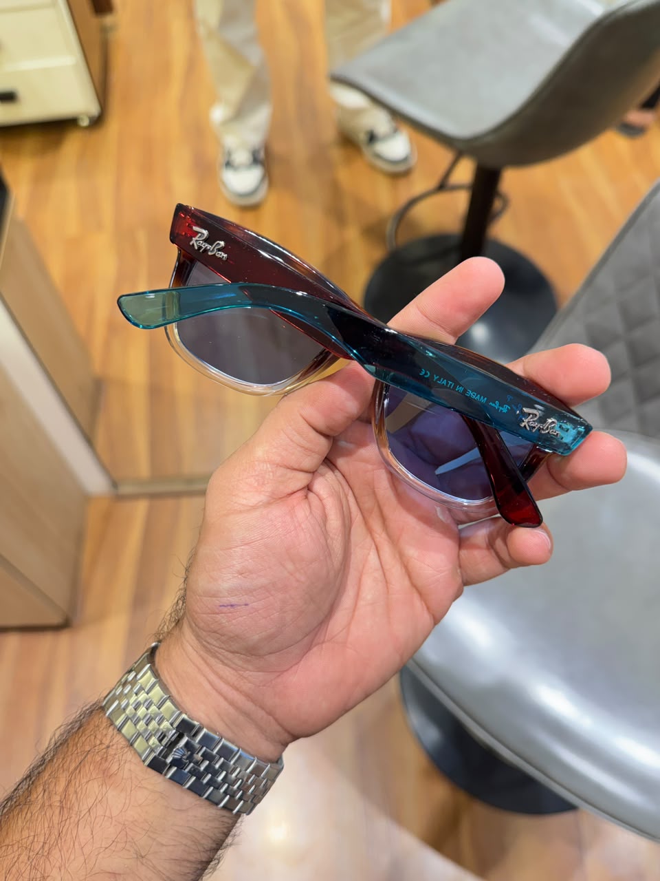 Rayban 0502 tiger blue