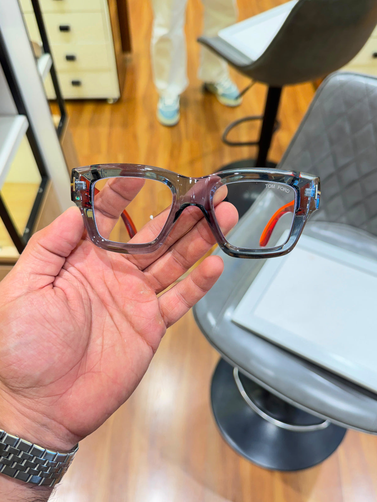 tomford 4184 grey orange plano