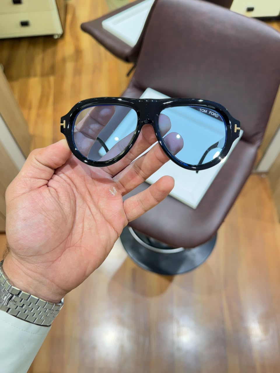 tomford aviator black blue candy