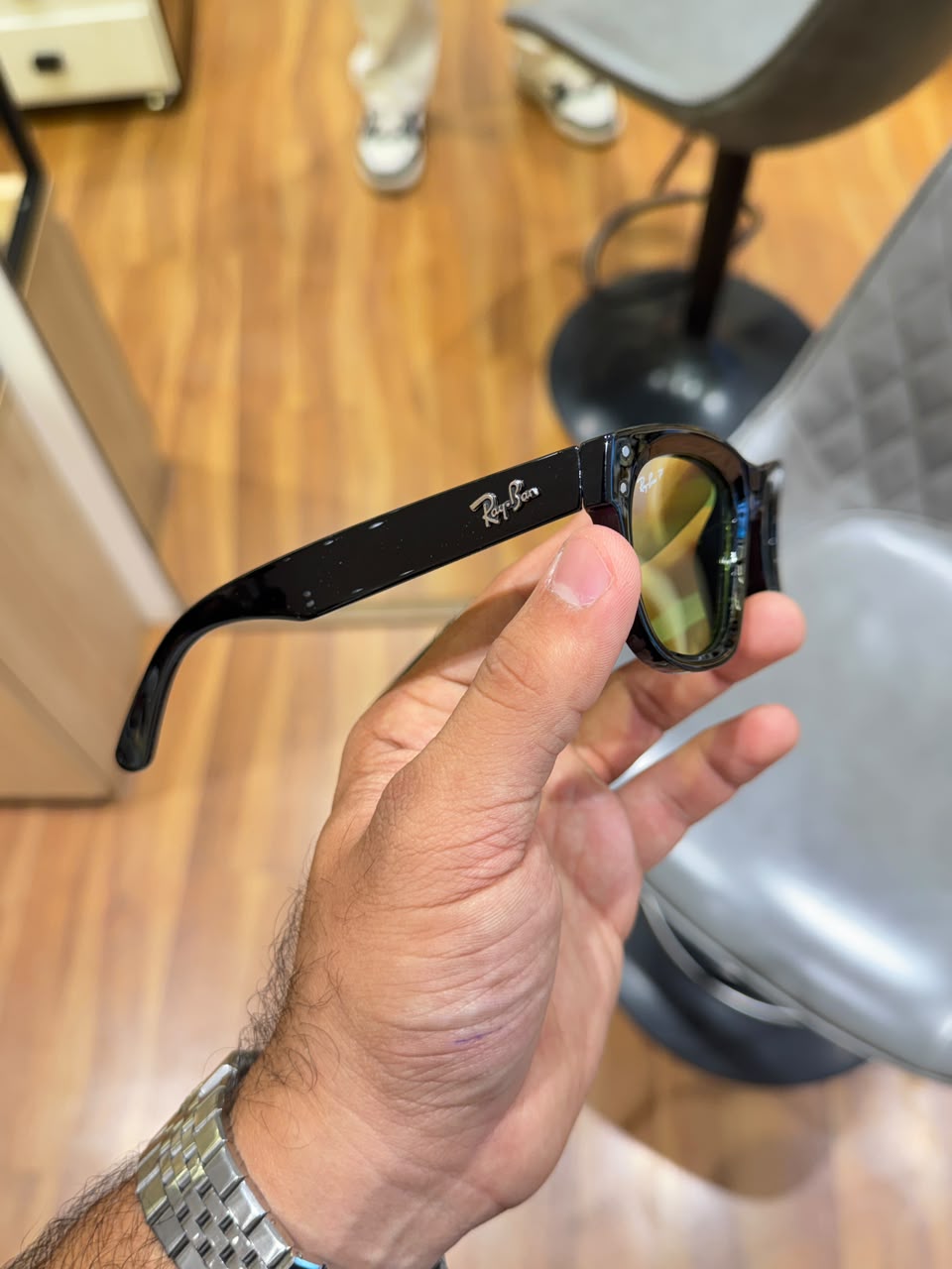 rayban 0502 black green candy