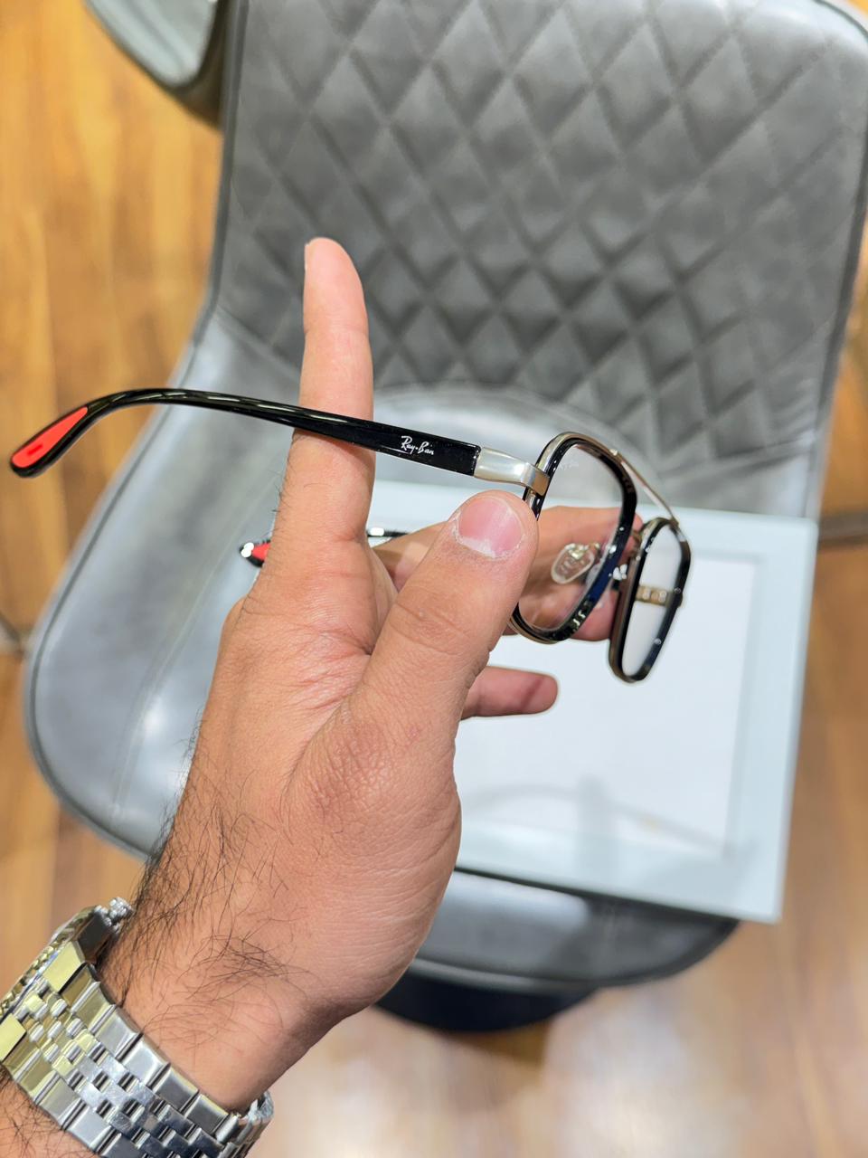 rayban 06 silver plano