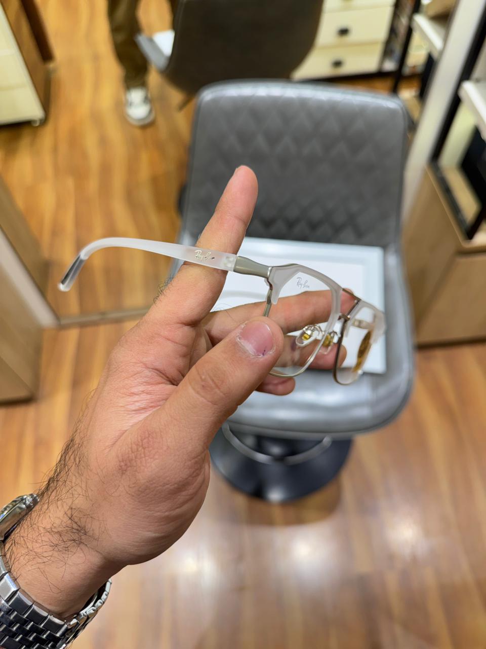 RAY_BAN 04 white plano