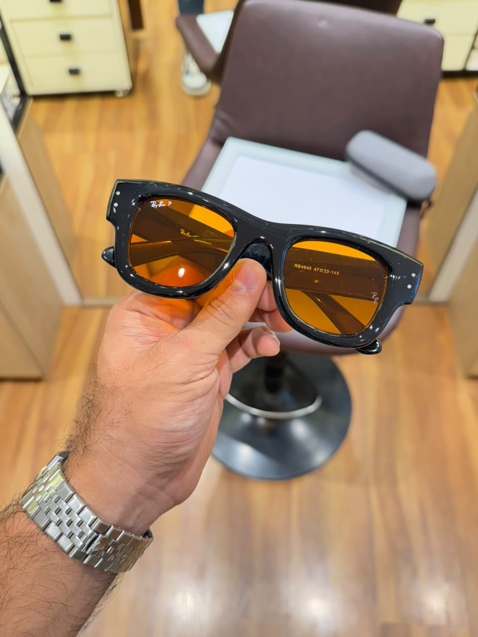 rayban 4940 puffer black browon