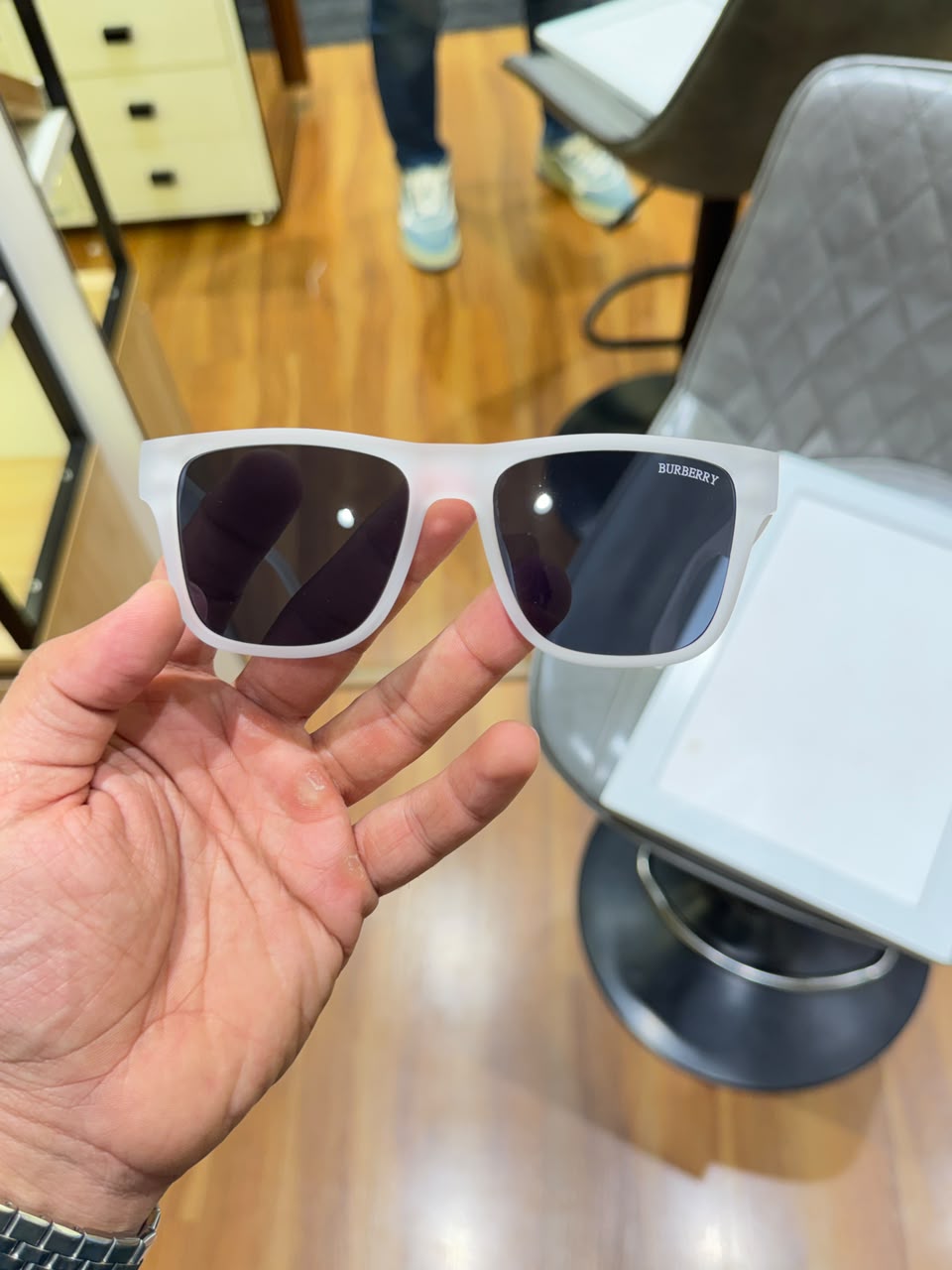 Burberry 4358 ICE WHITE BLACK