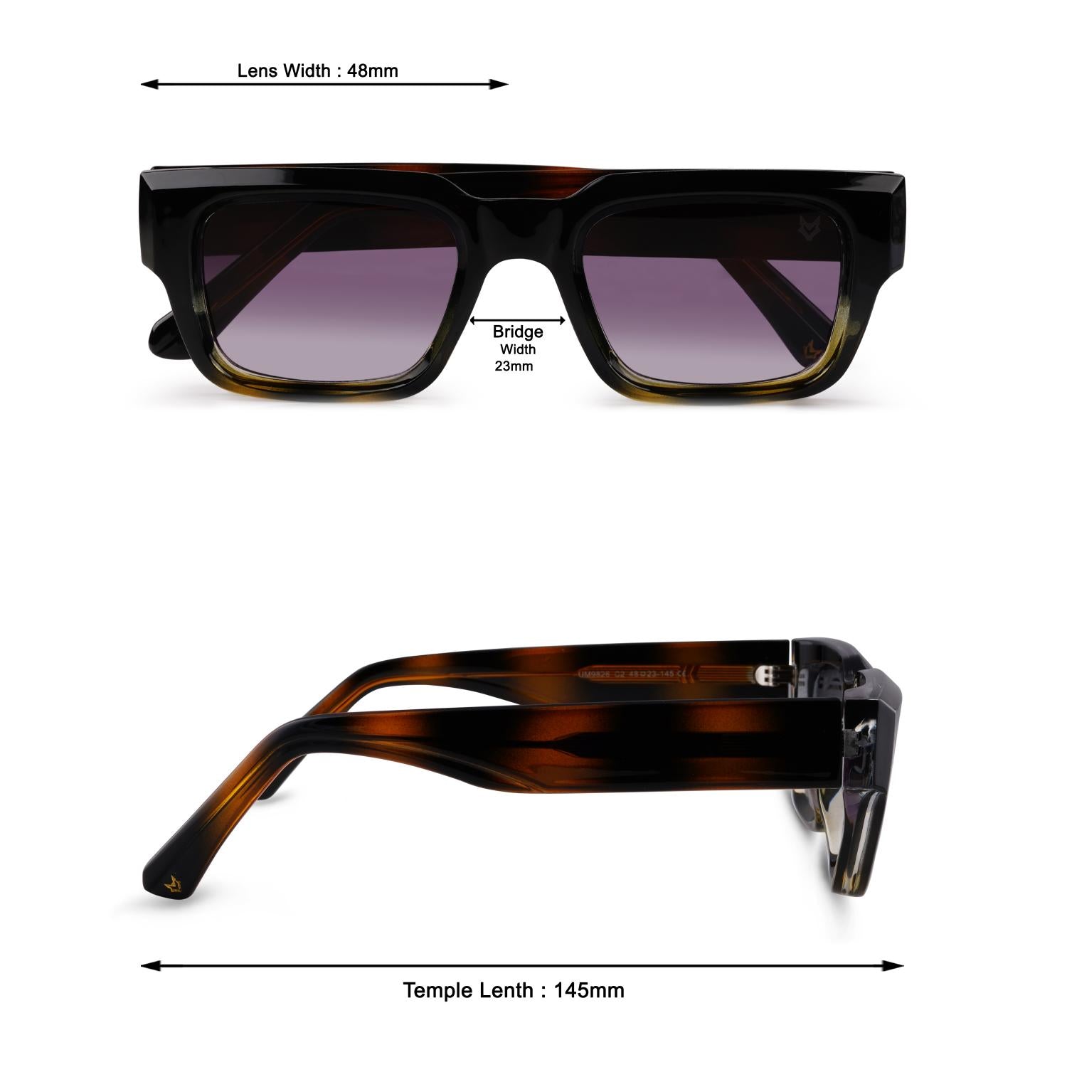 Zephyr UM-9826 C2 UV-400 Sunglasses