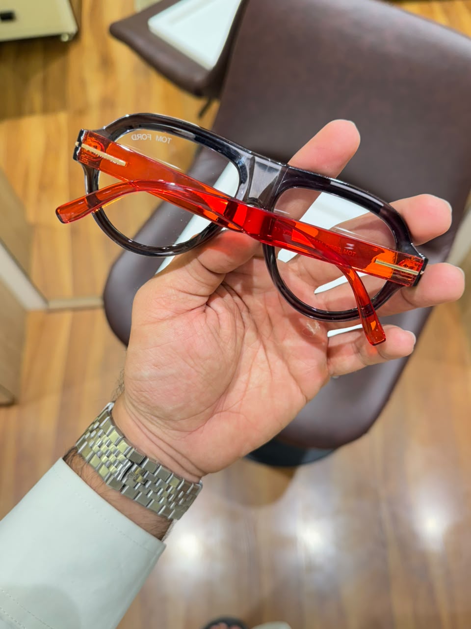 tomford 299 grey orange plano VINTAGE EDITION