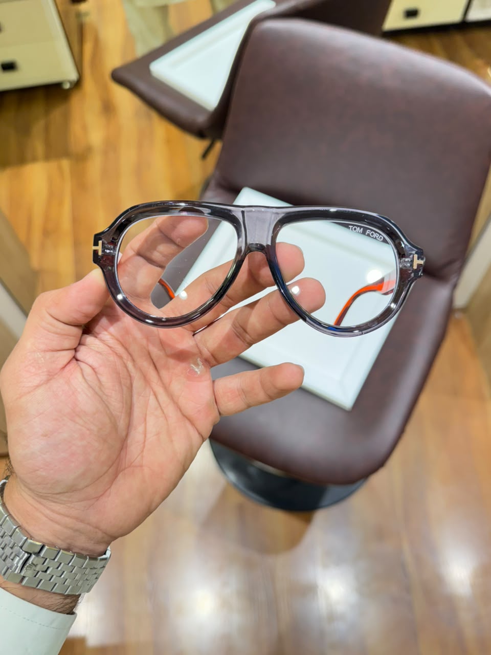 tomford 299 grey orange plano VINTAGE EDITION