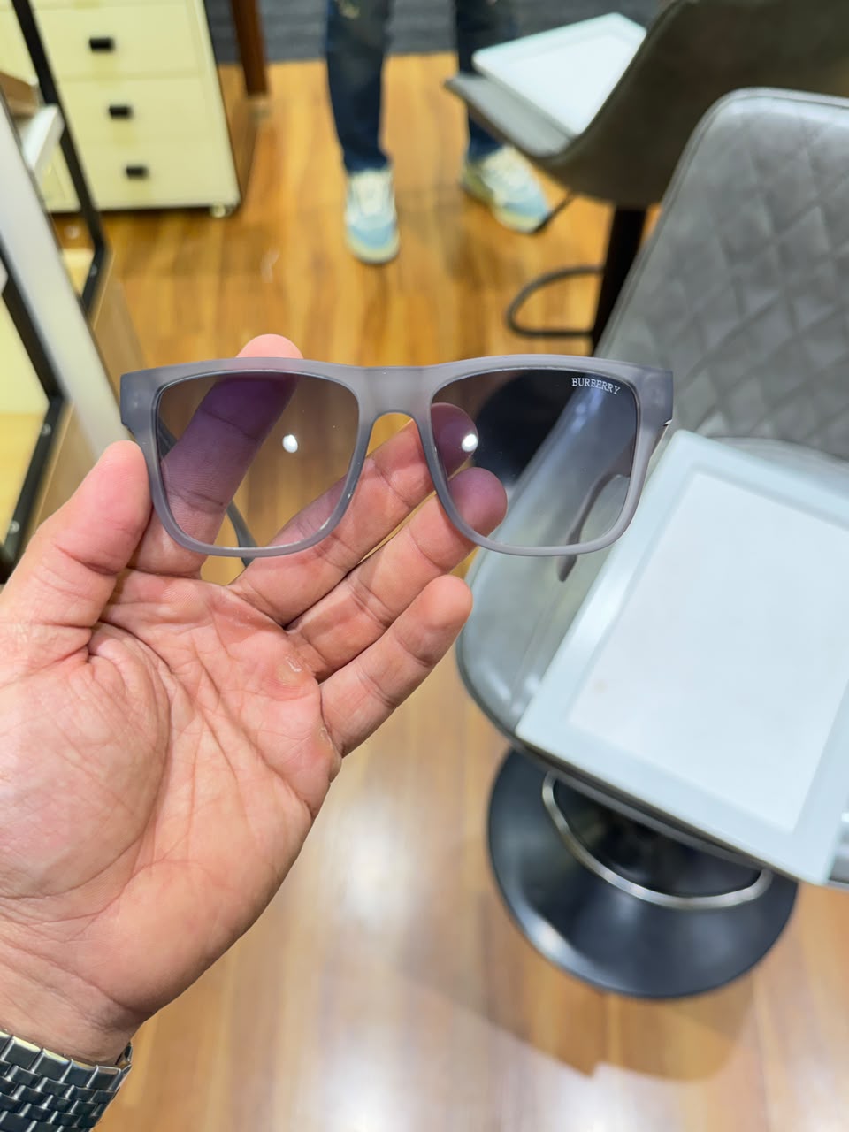 Burberry 4358 matt grey shaded