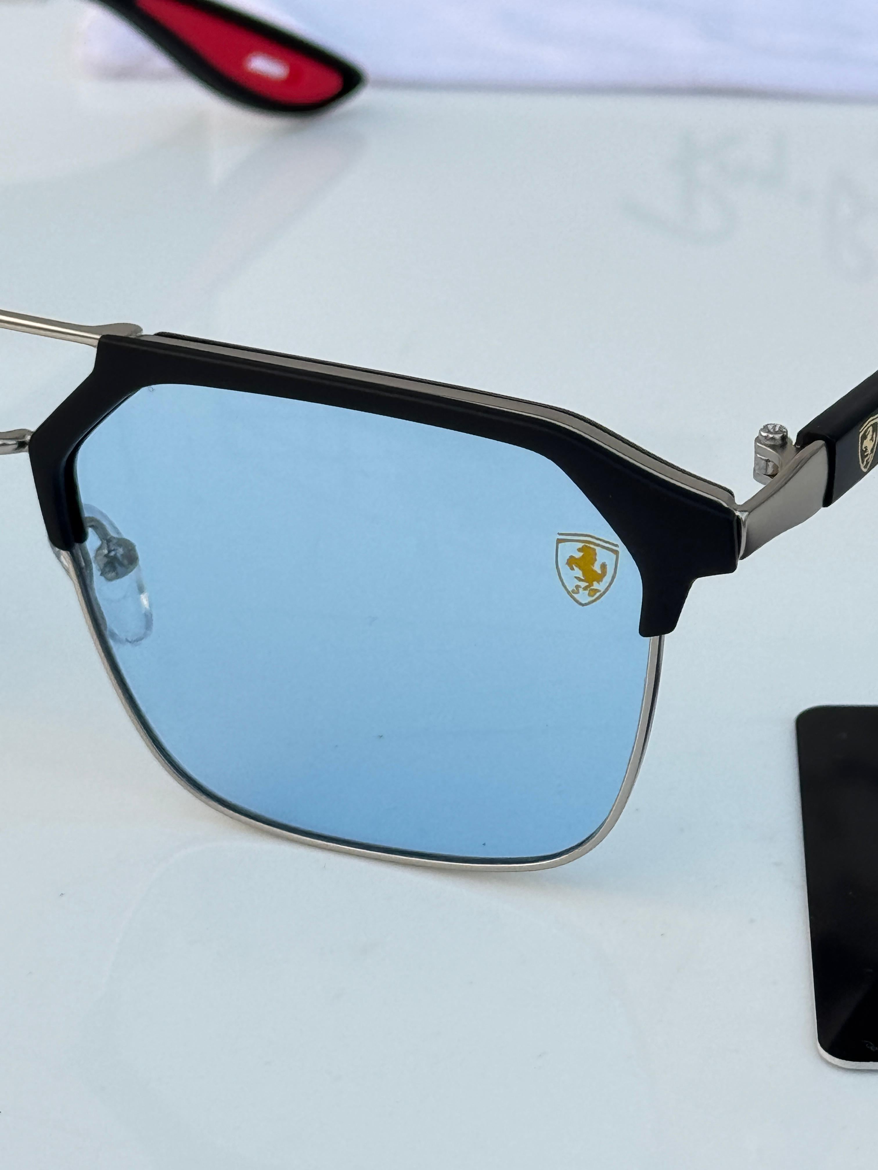 rayban 04 silver blue candy