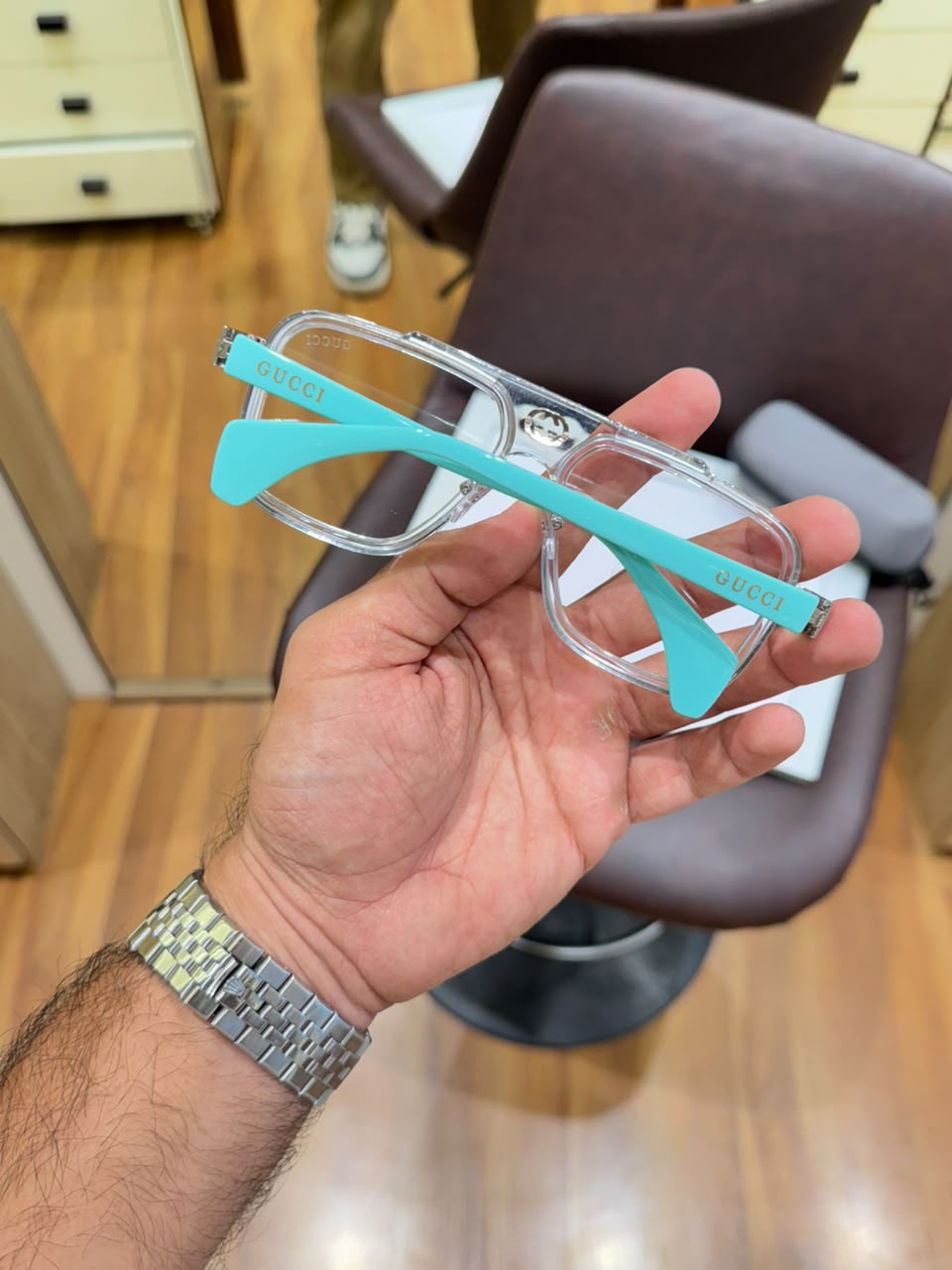 Gucci 1295 transparent Tiffany