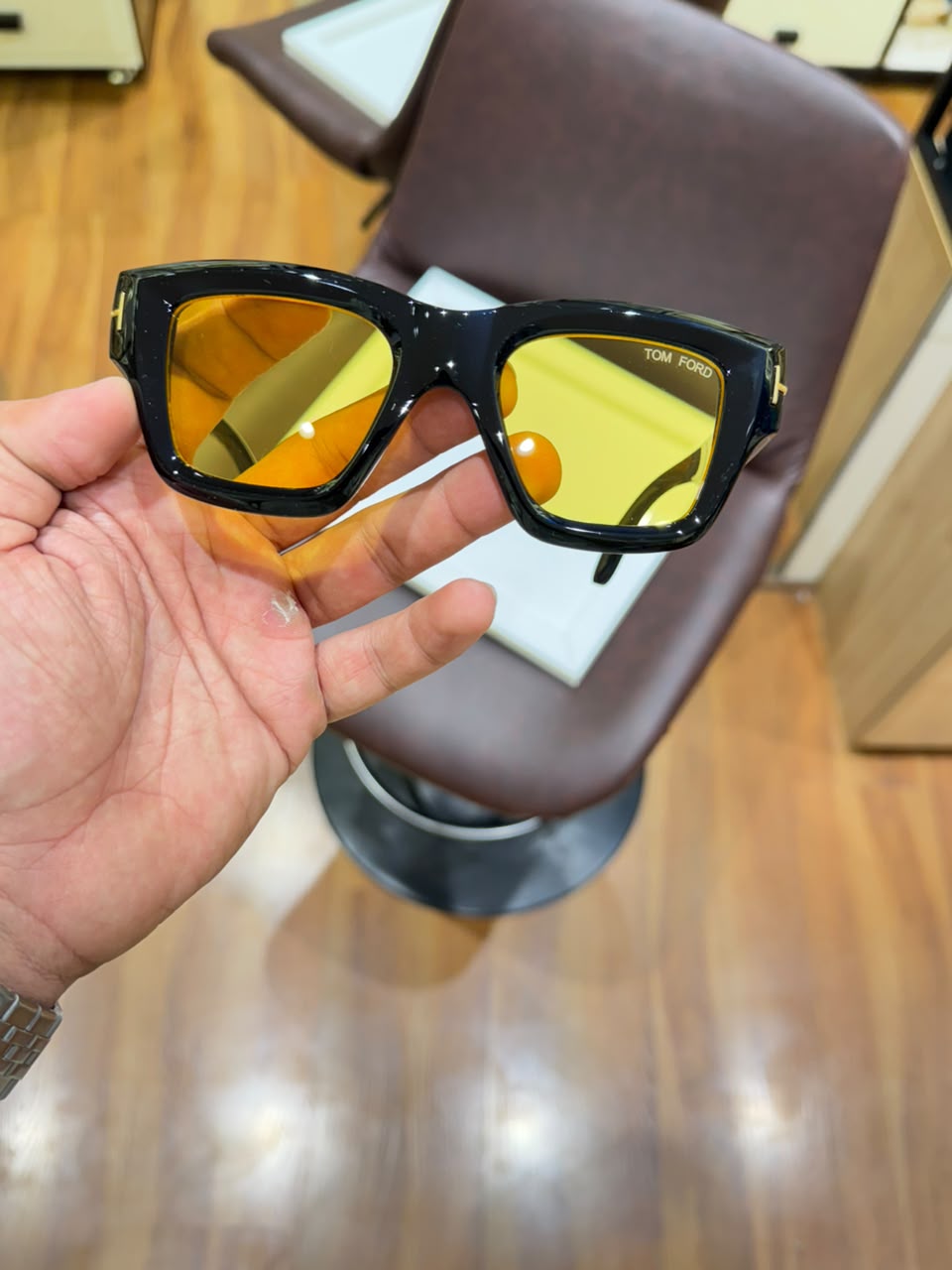 tomford 4184 black yellow