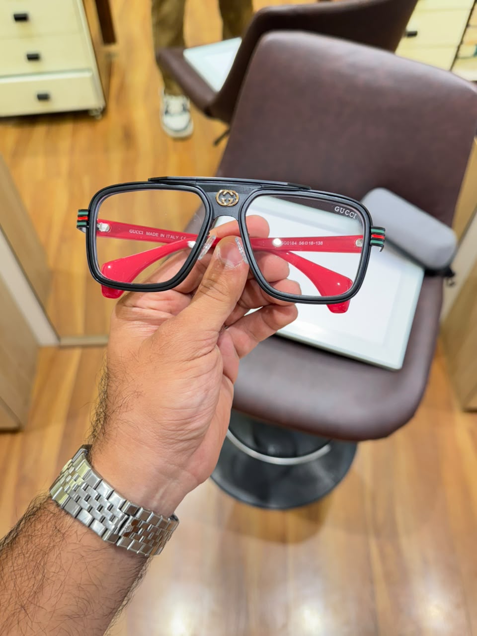 Gucci 1295 black red